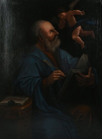 19th CENTURY OLD MASTERS STYLE PAINTING OF BEARDED