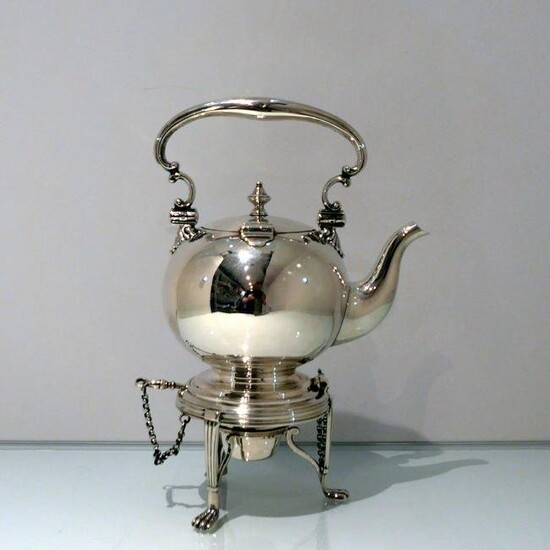 19th Century Antique Victorian Sterling Silver Tea