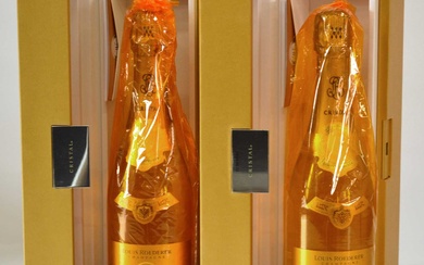 2 bottles Champagne Louis Roederer Cristal Vintage 2009