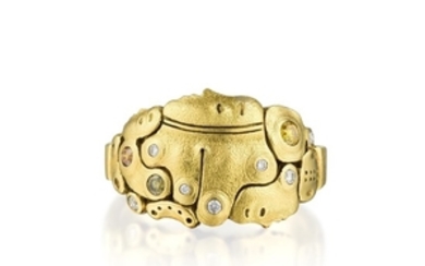Alex Sepkus 18K Gold Diamond Ring
