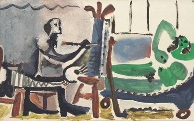 Pablo Picasso (1881-1973), Le peintre et son modèle