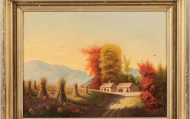 American School, 19th Century Autumn New England Landscape