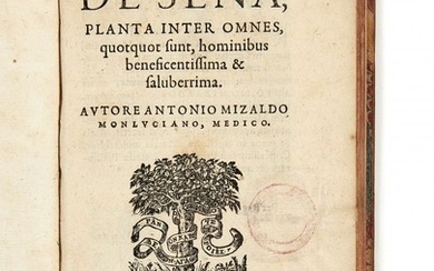 Antoine MIZAULD 1520-1578 Opusculum de Sena
