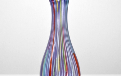 Large Anzolo Fuga "Bandiere" Vase, Murano - Anzolo Fuga; A.V.E.M.