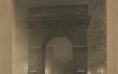BEALS, JESSIE TARBOX (1871-1942) The Washington Arch at Midnight