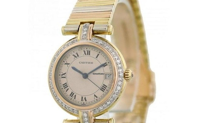 Cartier Trinity Vendome Diamond 18k Watch