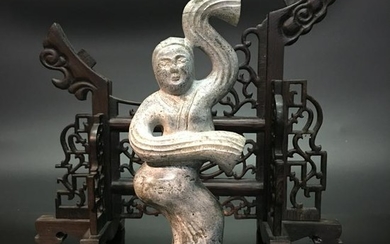 Chinese Jade Dancer Figure