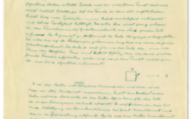 EINSTEIN, Albert (1879-1955). Autograph letter signed (“A. Einstein”) to Paul Epstein, Princeton, 8 November 1945.