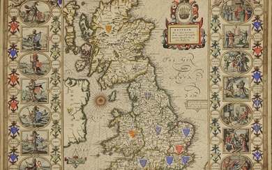 John Speede 'Britain as it was divided in the tyme of the Enghthe Saxons
