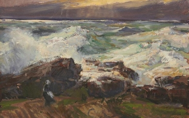 JAY CONNAWAY, (American, 1893-1970), Sunset Sea