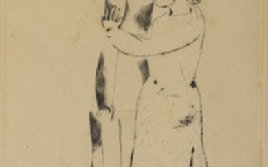 DIE LIEBENDEN, FROM MEIN LEBEN, Marc Chagall