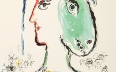 Marc Chagall (1887-1985) - Marc Chagall "L'Artiste Phenix" Lithograph, Signed
