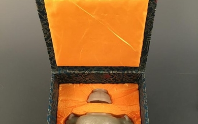 Rare Chinese Fine Jade Censer, Qianlong Mark