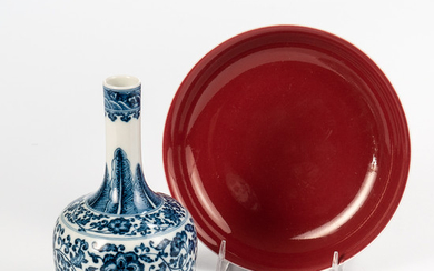 Two Ming-style Ceramic Items