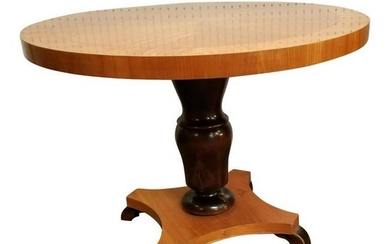 Vintage Biedermeier Round Side Table