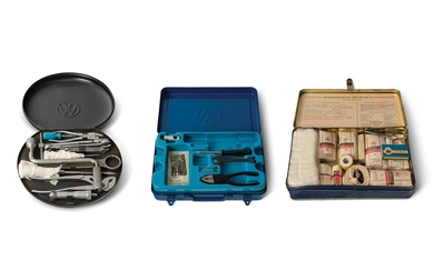 Pair of Volkswagen Tool Kits and First Aid Kit