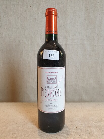 4 bottles Château Pierbone 1997 Haut-Médoc (dirty labels, slightly damaged)...
