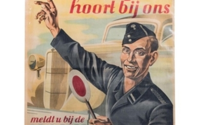 Flämisches Werbeplakat für die NSKK-Gruppe Luftwaffe