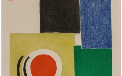41038: Sonia Delaunay (1885-1979) Composition with Rect
