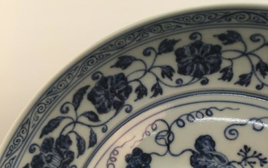Chinese Blue-White Flower Bowl