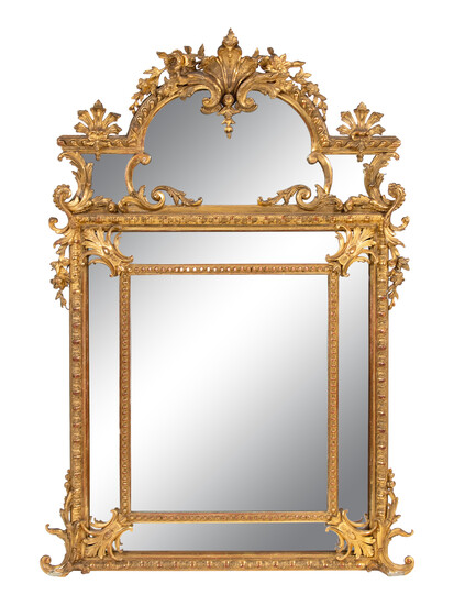 A Regence Style Giltwood Mirror