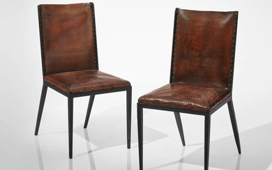 PAIR OF SIDE CHAIRS, Jean-Michel Frank