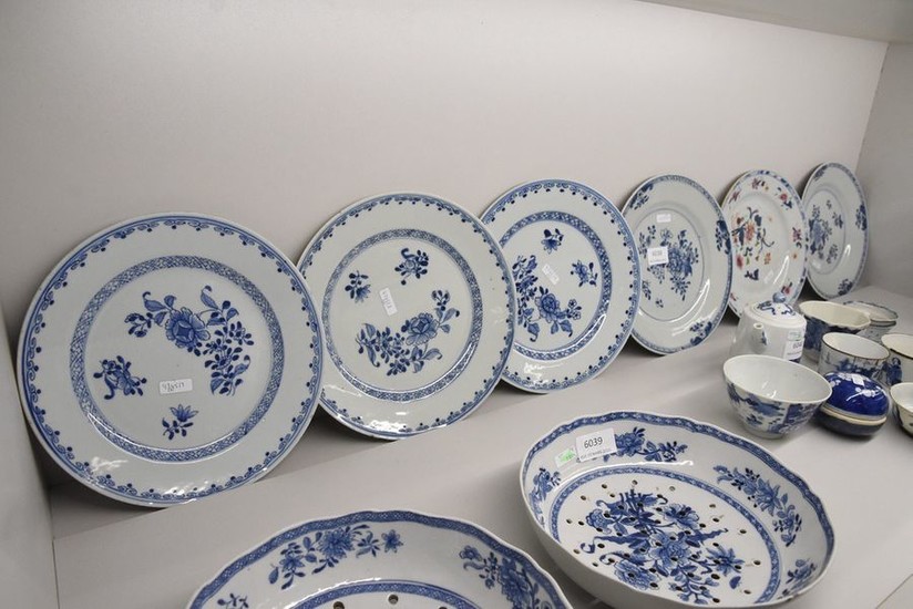 6 Chinese porcelain plates
