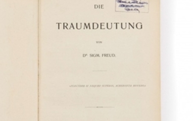 SIGMUND FREUD (1856-1939) Die Traumdeutung