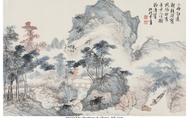 78138: Jiang Zhaosheng (Chinese, 1925-1966) Landscape I