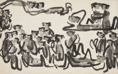 CHEN QIKUAN (CHEN CHI-KWAN, 1921-2007), Gathering of Monkeys