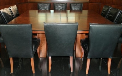 LEE WEITZMAN CONFERENCE TABLES & CHAIRS, 16 PCS