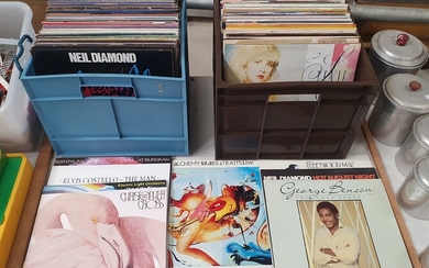 A COLLECTION OF VINLY LP RECORDS