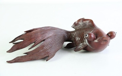 A Chinese Fish Carving L:27cm