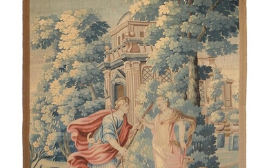 A FLEMISH MYTHOLOGICAL TAPESTRY 'CEPHALUS AND PROCRIS', LATE 17TH/EARLY 18TH CENTURY