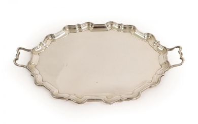 A George V Silver Tray, by the Goldsmiths and Silversmiths...