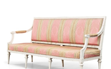 A Gustavian sofa by Johan Hammström (master in Stockholm 1794-1812).