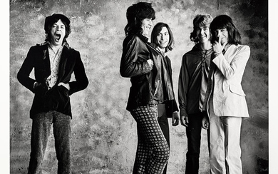 A Limited Edition Photograph Of The Rolling Stones By Peter Webb (British, born 1942) "The Big Yawn" From The 1971 Album Sticky Fingers