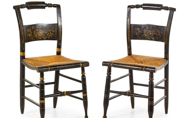 A Pair of American Hitchcock Chairs