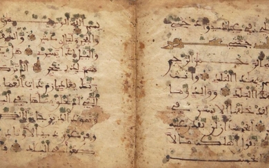 A Qur'an section, North Africa, 13th century, Qur'an LIV, sura...