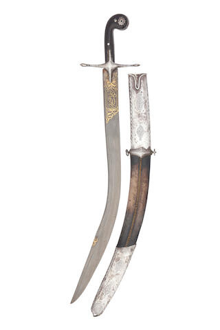 A Turkish Silver-Mounted Kilij, Probably Reign Of Abdülaziz (1277-93 A.H. Corresponding To 1861-76 A.D.)
