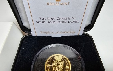A limited edition 2023 The King Charles III solid gold proof...