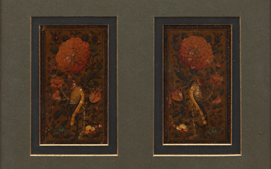 A pair of Persian book binders, probably late 18th century.