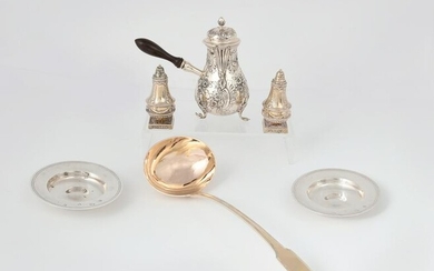 A six piece group of British and German tableware