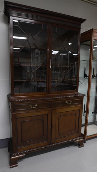 (-), A two-door display cabinet, England, mid 19th...