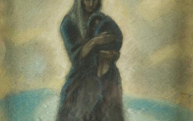 ALBERTO ARRÃšE VALLE (1878 / 1944) "Gypsy woman with