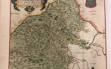 Abraham Ortelius map of Bitiurigum from Theatrum Orbis Terrarum