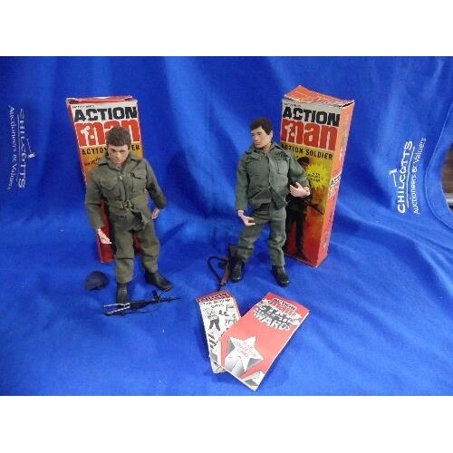 Action Man; A pair of boxed 'Action Soldier' figures, both w...