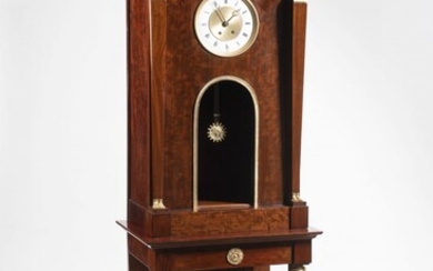 Adolphe Mougin (1848 - 1928) AN EMPIRE STYLE STANDING CLOCK