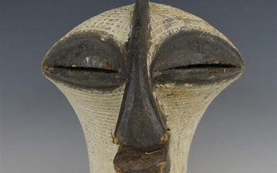 (-), Afrikaans beschilderd houten Kifwebe masker, Songye Congo,...