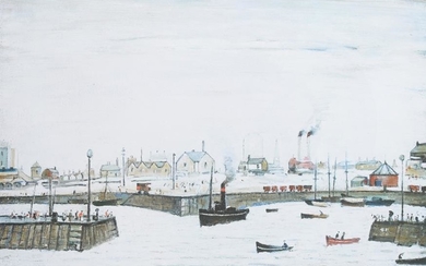 After Laurence Stephen Lowry RBA, RA (1887-1976) ''The Harbour'' Signed,...